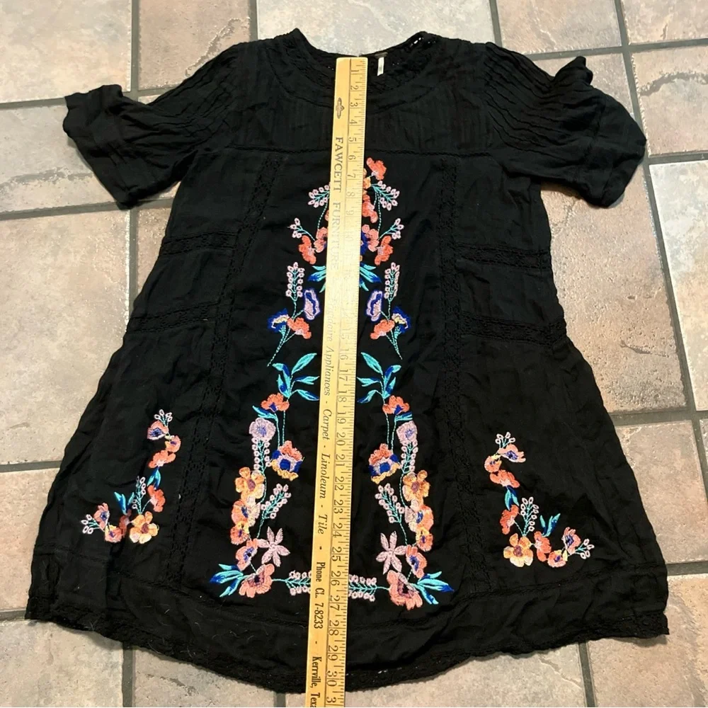 Free People Perfectly Victorian Embroidered Shift Dress - Picture 4 of 5
